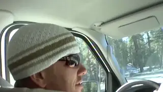 Tourist Couple Fucks in Kitchen and Bathroom on Ski Trip
