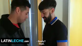 Latino Trio Swaps Loads in Bareback POV