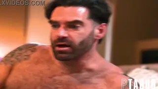 Petite MILF Takes Two Men in a Wild Bedroom Orgy