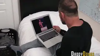 Stepson Takes a Bareback Ride and a Handjob Finish