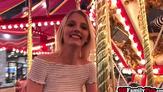Petite Stepsister Enjoys Oral with Stepbrother