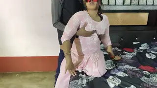 Curvy Indian Stepsister Takes Double Anal Penetration
