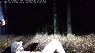 European MILF Endures Forest Bondage and Piss Training
