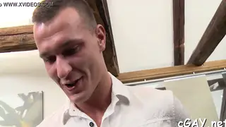 Stud Takes Messy Facial After Intense Blowjob