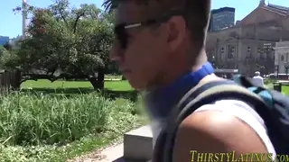 Latino Stud Takes POV Blowjob and Facial Finish