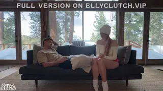 Busty Redhead Enjoys a Sneaky Cabin Hookup