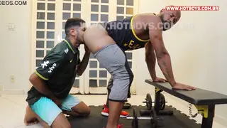 Step Uncle Sucks Two Guys in Bareback Session