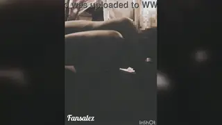 Ebony Woman Rides Her Partner in Homemade Clip