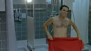European Guys Strip and Show Off in a Locker Room