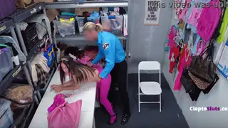 Teen Submits to a Uniformed Guard's Cavity Search