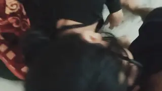 Indian Stepdaughter Services Stepdad With Eager Blowjob