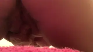 Curvy BBW Rides Pink Dildo to Intense Orgasm