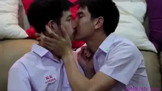 Asian Men Share Passionate Kisses in Compilation