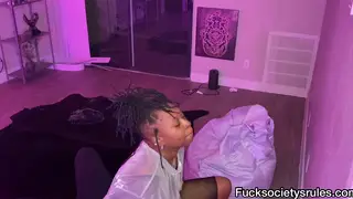 Ebony Domme Commands Pleasure in Lesbian POV