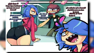 European Teen in Uniform Takes Anal Delivery