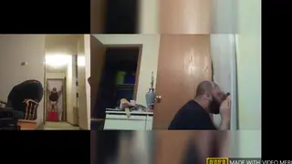Hairy Bear Receives Anonymous Gloryhole Blowjob