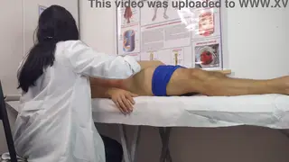 Busty Brunette Nurse Leads a Hospital Blowbang
