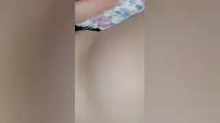 Latina Teen Massages Her Busty Body in Lingerie POV