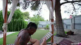 BBW MILF Cheats Outdoors with BBC in Interracial Doggystyle