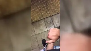 Amateur Guy Strokes to a Quick Finish in a Homemade Clip