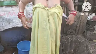 Tattooed Indian Performer Explores Intense Outdoor Bondage