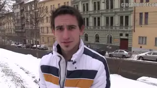 Muscular European Stud Takes Bareback Outdoors with Spanking