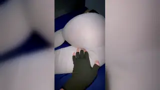 Voluptuous Hijab MILF Rides Toy After Gym Session