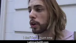 Blonde Latino Twink Takes Stranger POV for Cash