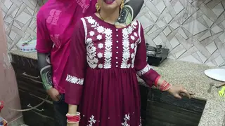 Indian MILF Enjoys Kitchen Footjob and Deep Rimming
