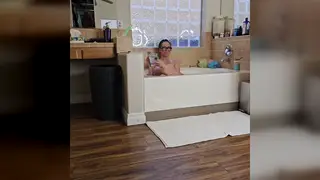 Stepmom Teases from the Tub with a POV JOI Session