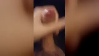 Solo Guy Reaches Intense Cumshot While Stroking