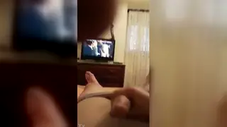 Solo Guy Jerks Off and Moans Loudly
