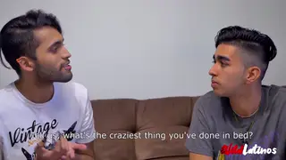 Latino Stud Swallows Every Drop After a Deep Blowjob