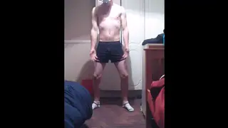 Redhead Irish Hunk Talks Dirty While Flexing