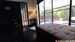 Petite Filipina Takes Rough Pounding and Deep Creampie