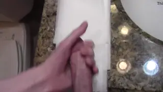 Solo Guy Beats His Meat to a Thick Cumshot