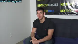 Muscular Amateur Handles His First Casting Session