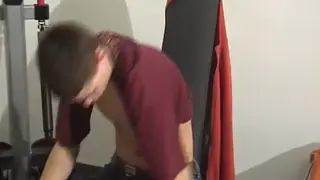 Slender Guy Strokes Slowly on Holiday