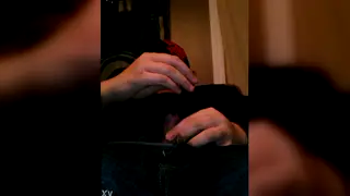 Solo Guy Explores Uncut Penis With Insertions