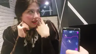 Waitress Trembles Through Secret Vibrator Shift