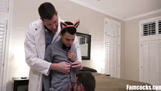Stepdad Watches Mature Man Share Guy in Threeway