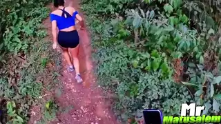 Tattooed Milf Drains an Uncut Cock in the Woods
