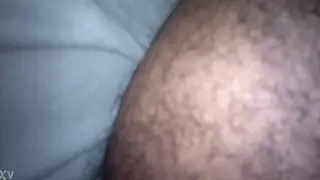 Hairy Guy Shows Off His Ass in Close-Up Solo