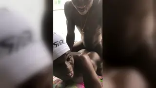 Mature Ebony Bear Takes Twink Bareback