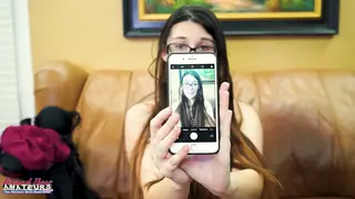 Busty Brunette BBW Auditions for Anal Debut
