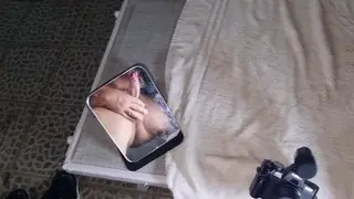 Tourist Strokes Himself Hard on a Public Balcony