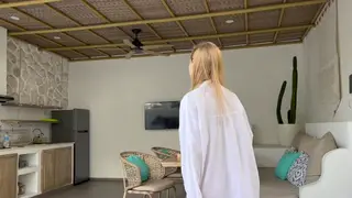 Petite Blonde Stranger Gives POV Blowjob Outdoors