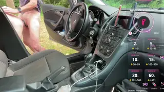 Mature Europeans Share a Thick Cock Outdoors