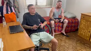 Latino Daddy Claims a Tattooed Bottom