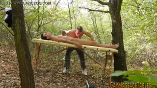 European Twinks Turn Outdoor Massage into Anal Fuck
